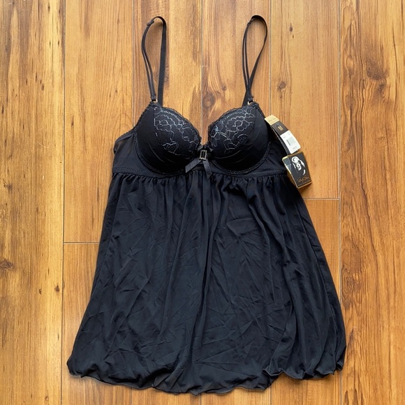 NWT Marilyn Monroe Intimates Baby Doll Lingerie Top - Picture 1 of 10